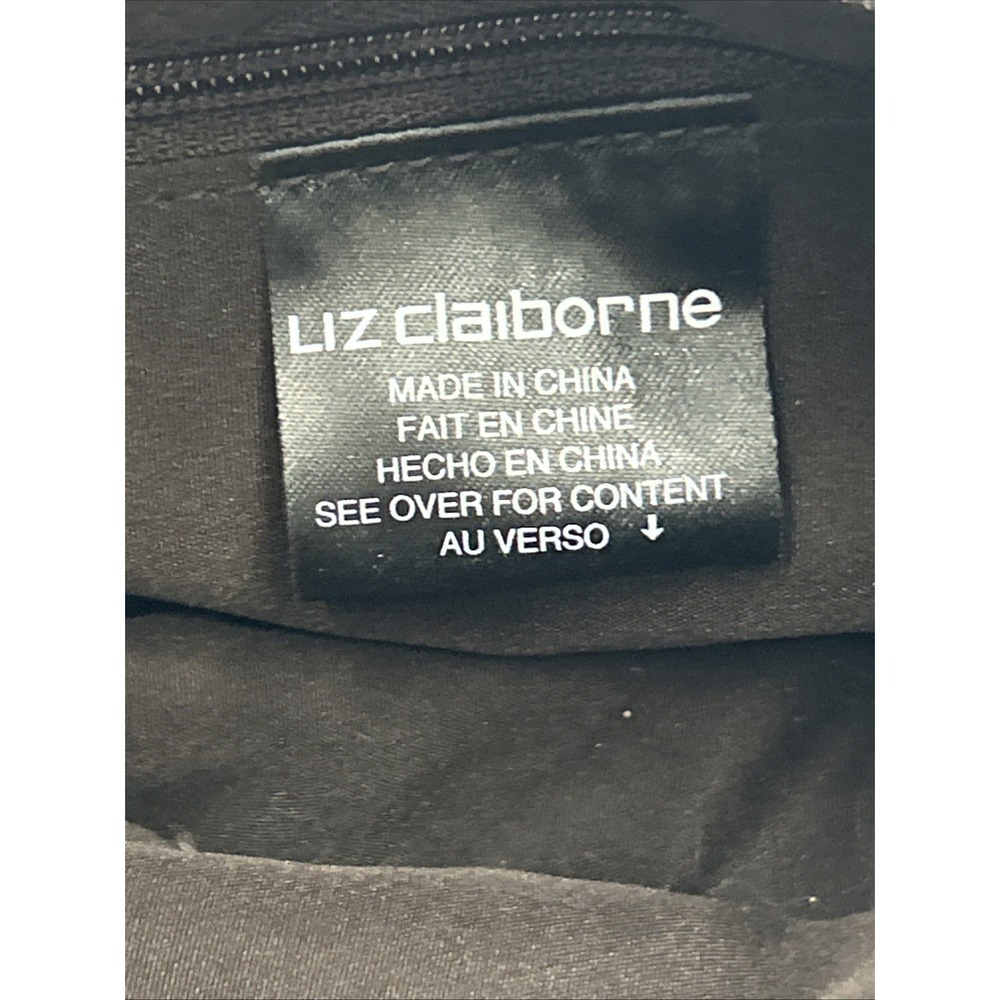 Leopard Print Vintage 90's Y2K Mini Bag Purse Handbag Liz Claiborne Canvas Purse - Picture 5 of 12